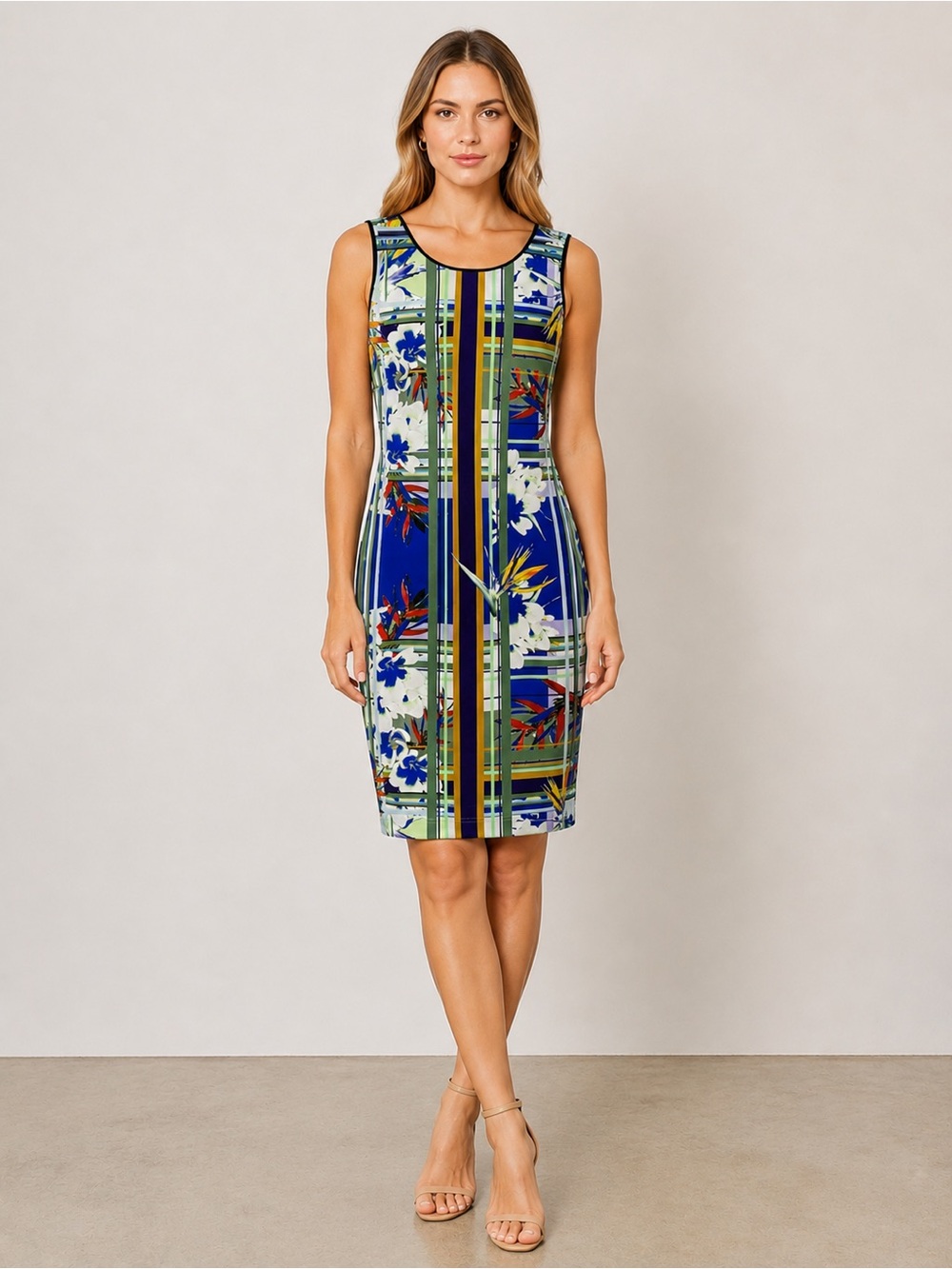 Dream Daily Dress Small Anthropologie Bodycon Stretch Scoop Back Art to Wear USA